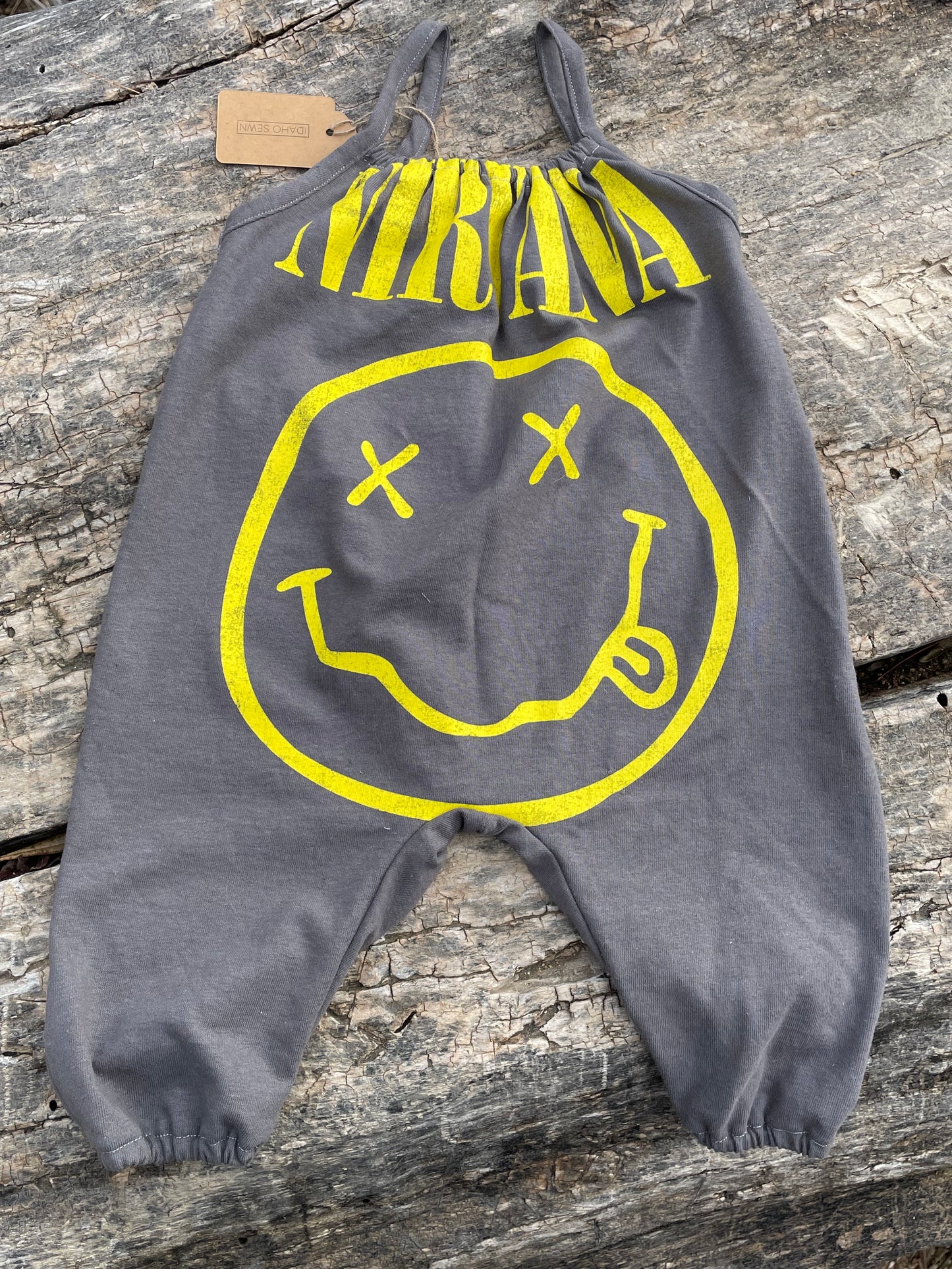 Nirvana T-shirt Romper 6-12 months