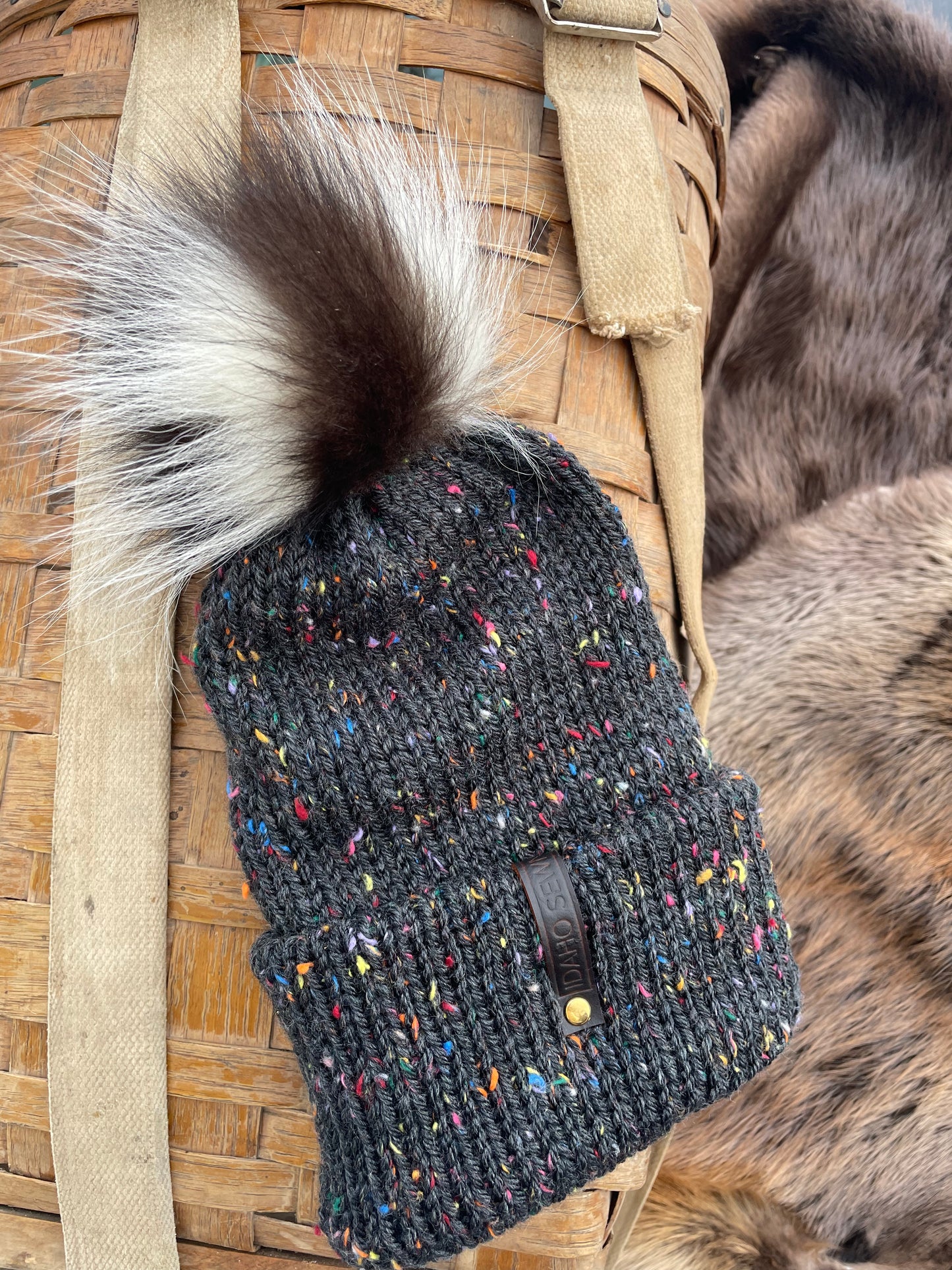 Speckled Skunk Beanie