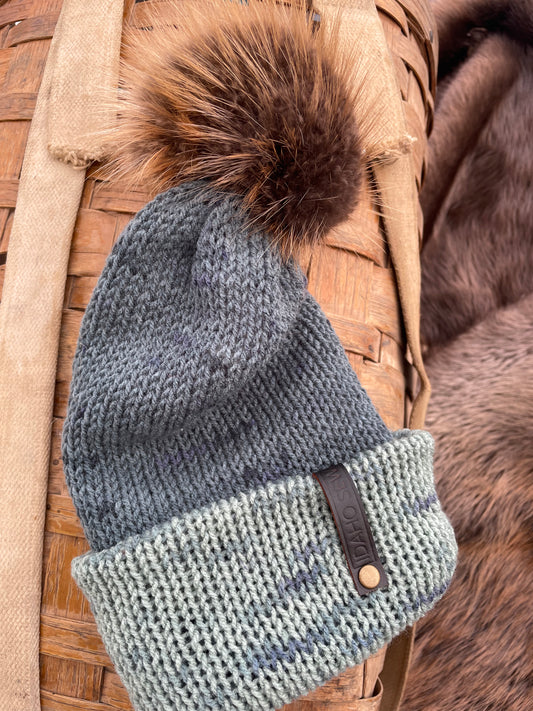 Soft Green Beaver Beanie