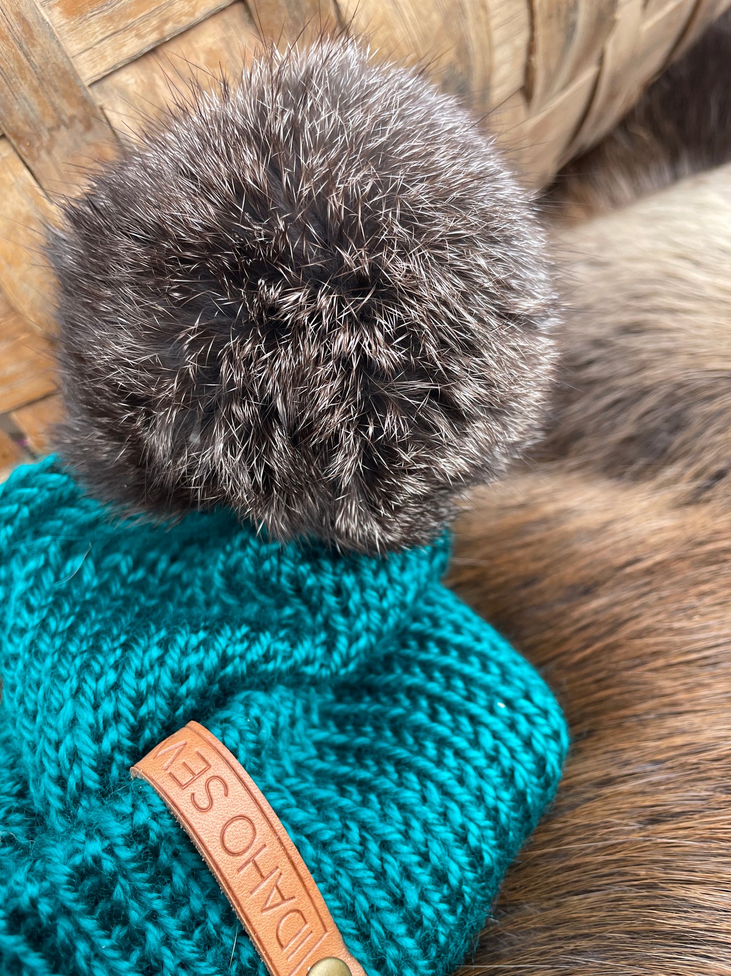 Child’s Teal Hare Beanie