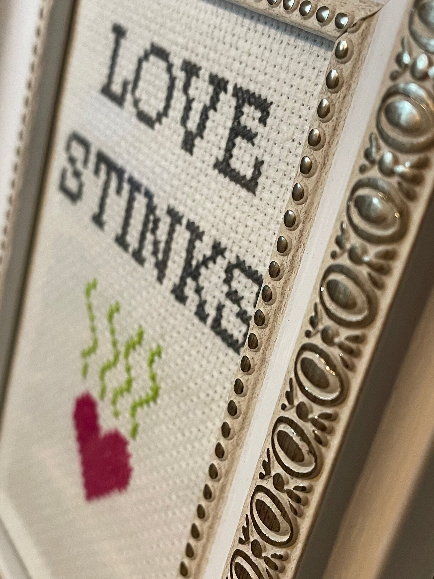 Love Stinks Cross Stitch