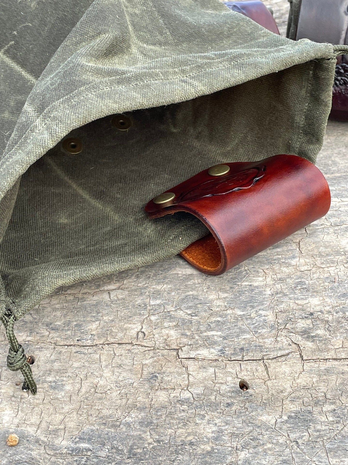 Snail and Mushroom Foraging Pouch